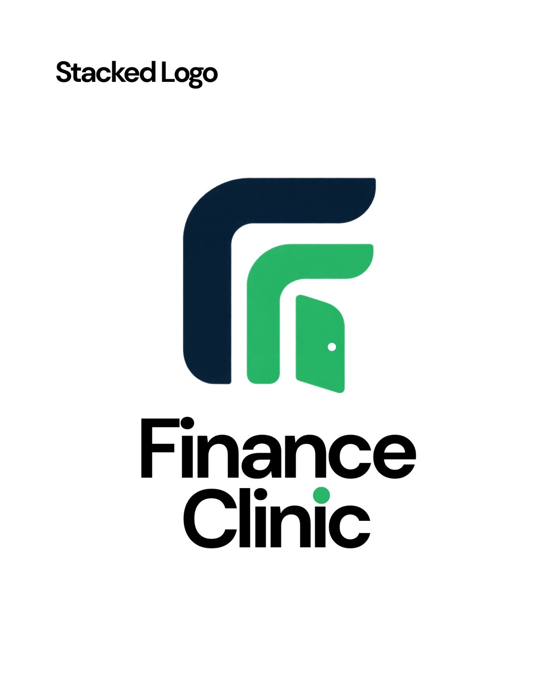 Stacked logo lockup
