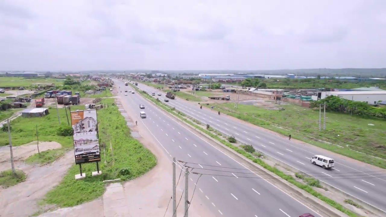 Mainland Park billboard on the Lagos-Ibadan Expressway
