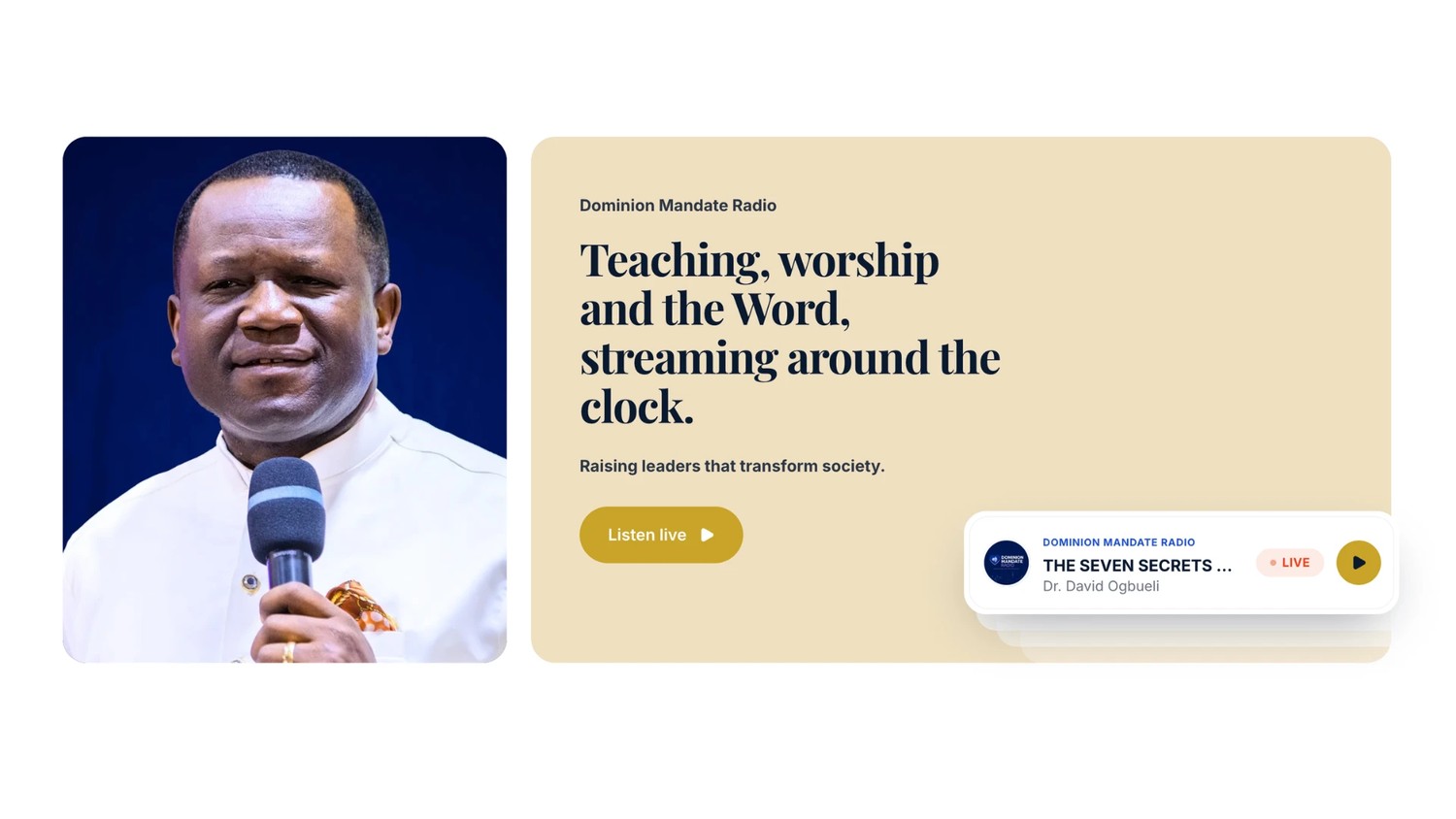 Dr. David Ogbueli Ministries